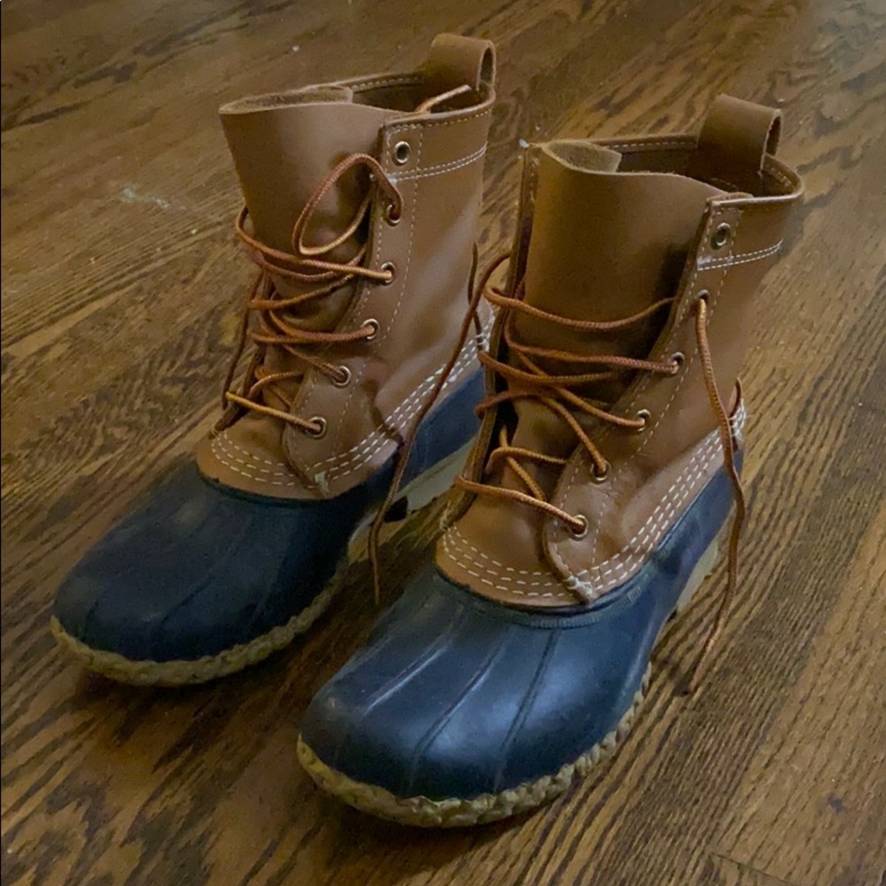 LLBean Bean Boots in Navy